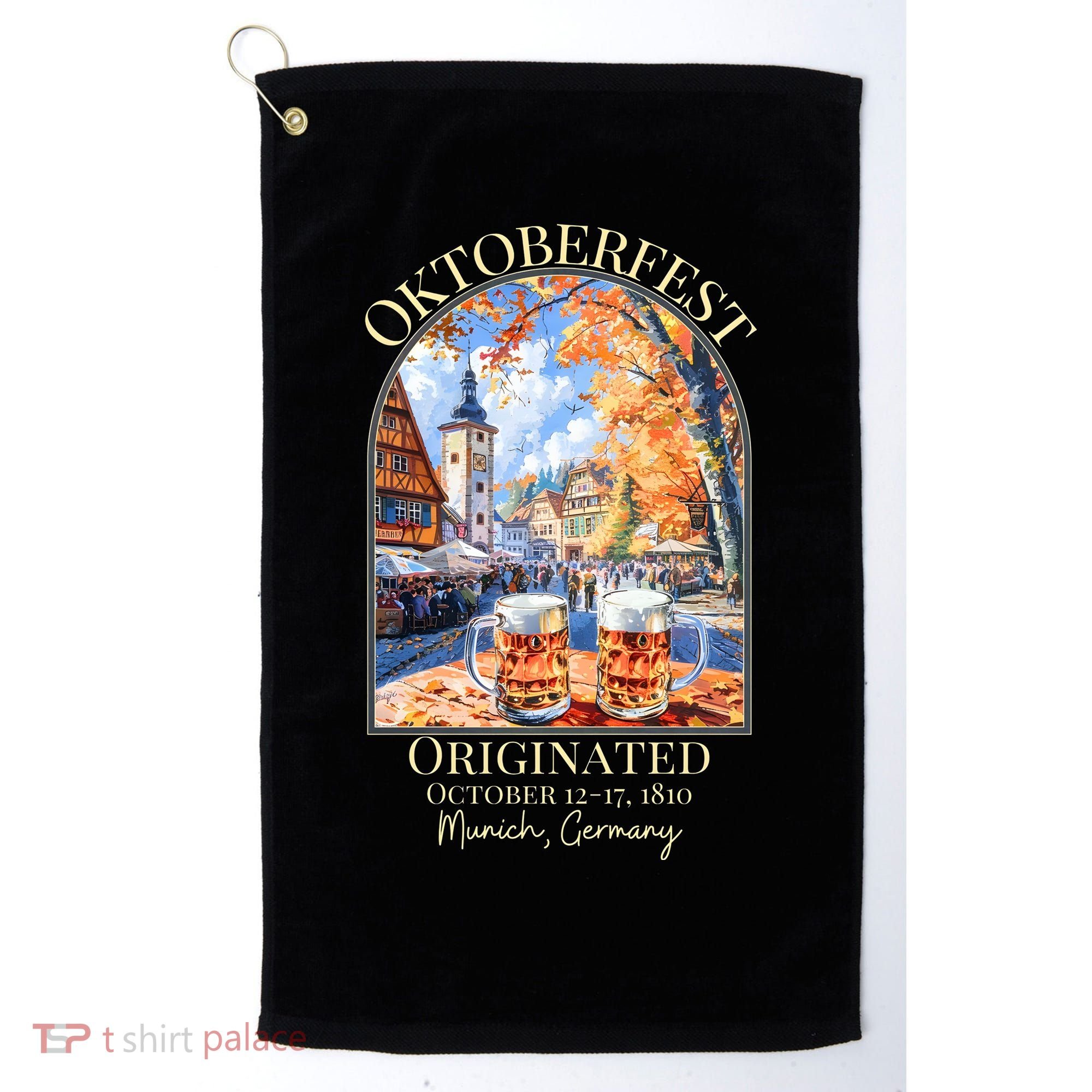 Oktoberfest Munich Germany Golf Towel