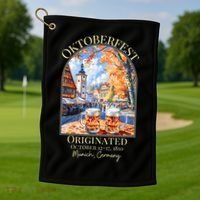 Oktoberfest Munich Germany Golf Towel thumb 1