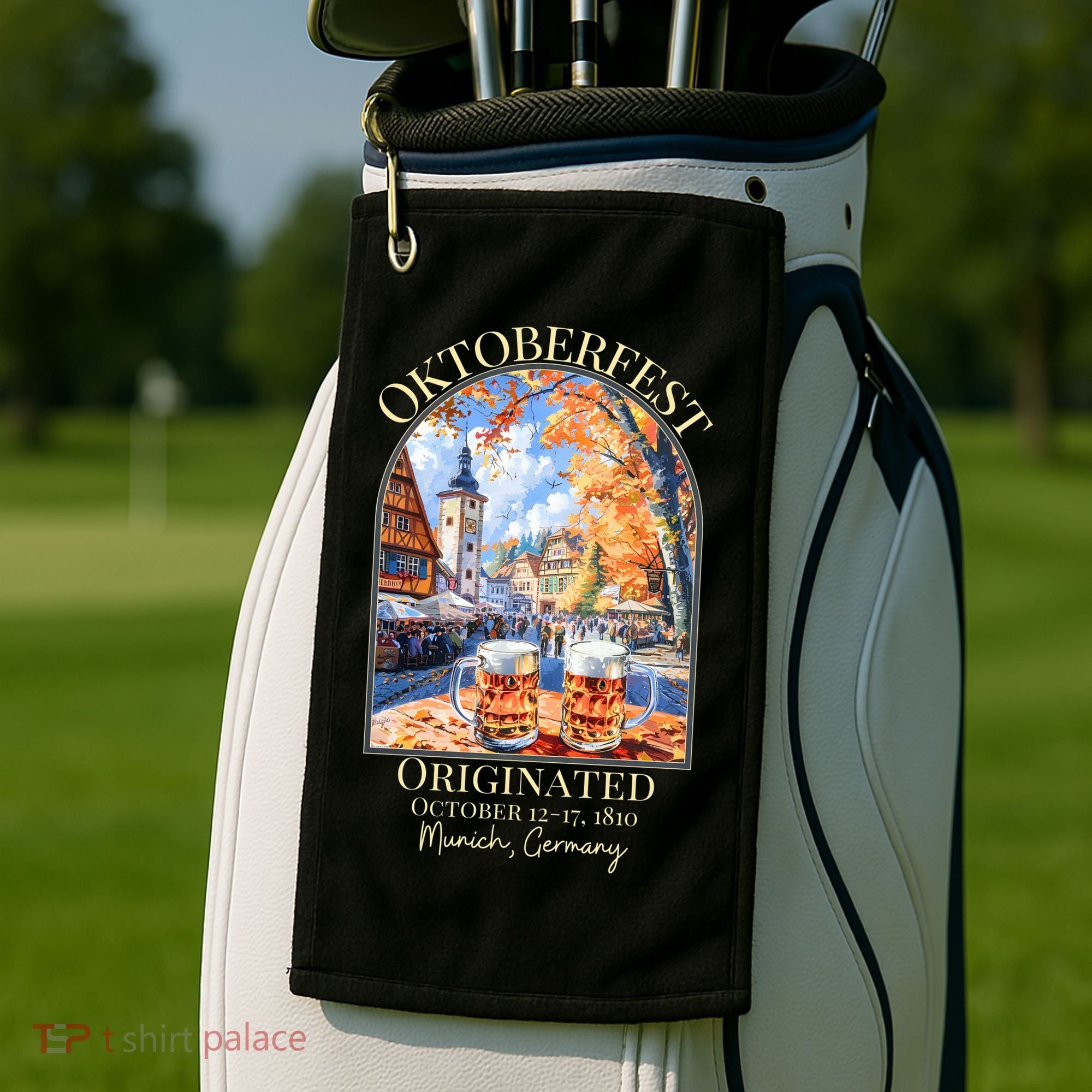 Oktoberfest Munich Germany Golf Towel