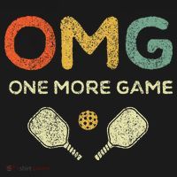 One More Game Omg Retro Funny Pickleball Lover Pickle Ball Baby Bodysuit thumb 2