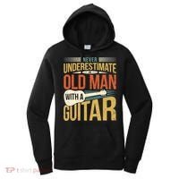 Old Man Guitar Player Saying Father Grandpa Man Guitarist Women's Hoodie thumb 0