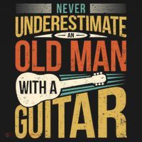 Old Man Guitar Player Saying Father Grandpa Man Guitarist Mousepad thumb 1