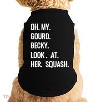 Oh My Gourd Becky Look At Her Squash Funny Fall Puns Memes Doggie Tank thumb 0