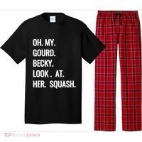 Oh My Gourd Becky Look At Her Squash Funny Fall Puns Memes Pajama Set thumb 0
