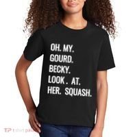 Oh My Gourd Becky Look At Her Squash Funny Fall Puns Memes Kids T-Shirt thumb 2