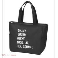 Oh My Gourd Becky Look At Her Squash Funny Fall Puns Memes Tote Bag thumb 3