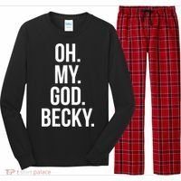 Oh My God Becky Gift Long Sleeve Pajama Set thumb 0