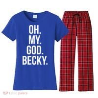 Oh My God Becky Gift Women's Flannel Pajama Set thumb 0