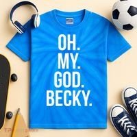 Oh My God Becky Gift Kids Tie-Dye T-Shirt thumb 2
