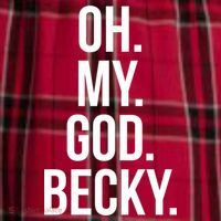 Oh My God Becky Gift Men's Flannel Plaid Pajama Pants thumb 2