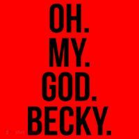 Oh My God Becky Gift Santa Hat thumb 1
