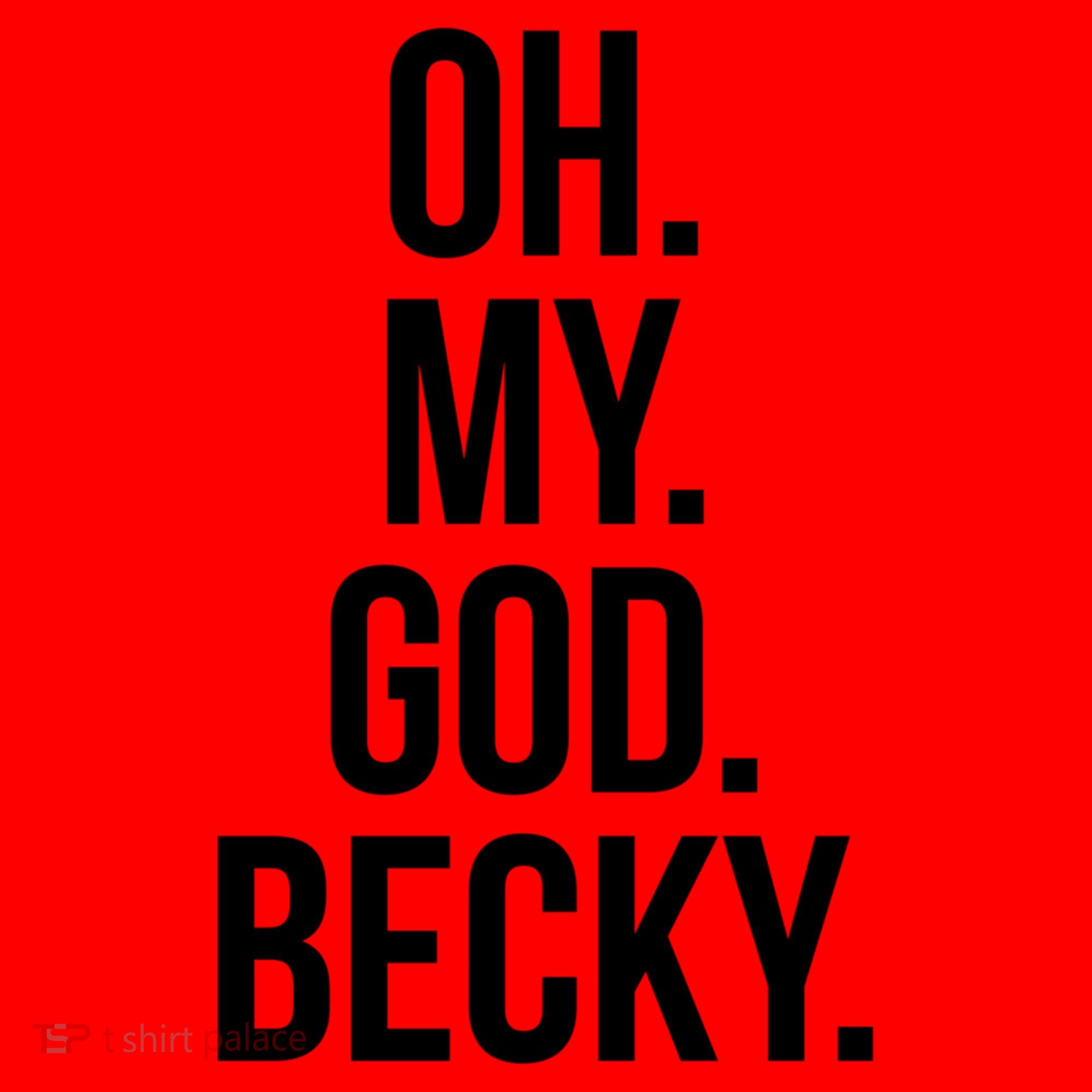 Oh My God Becky Gift Santa Hat