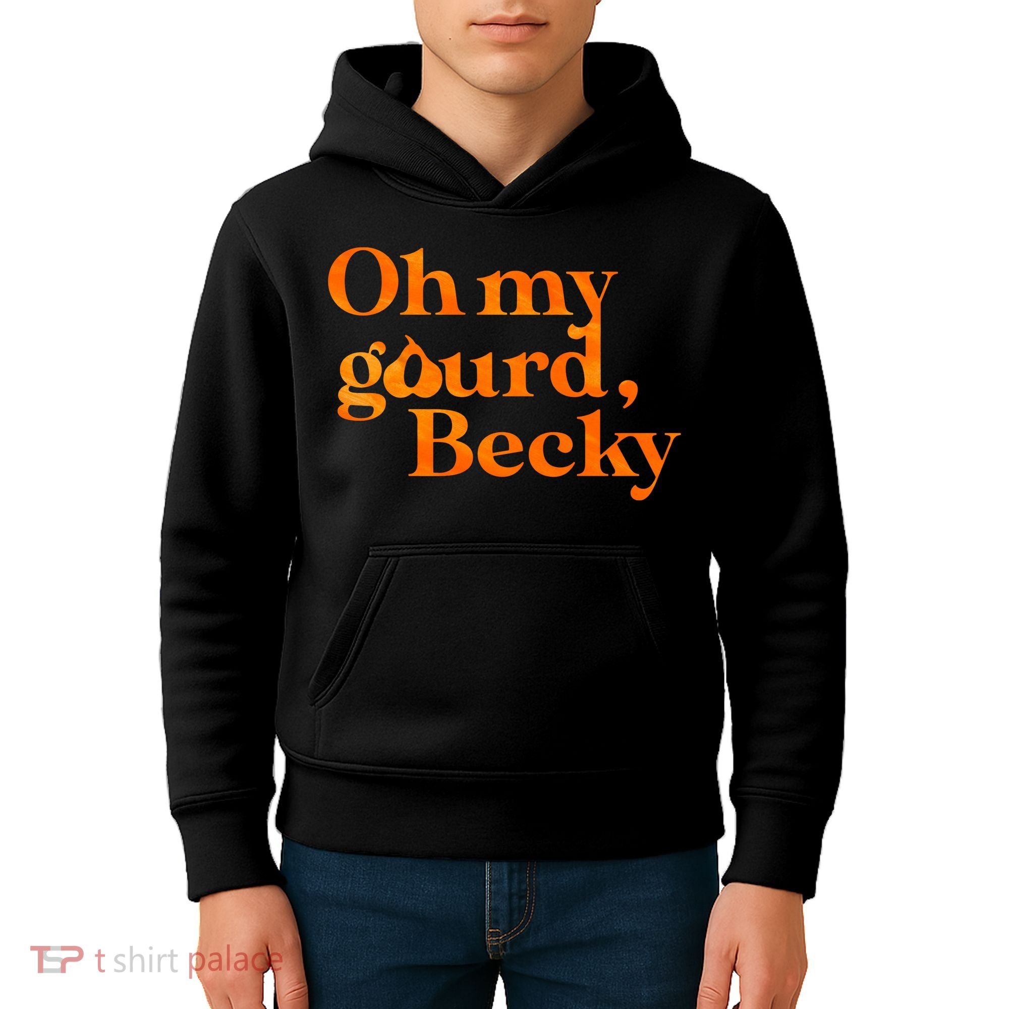 Oh My Gourd Becky Funny Kids Hoodie