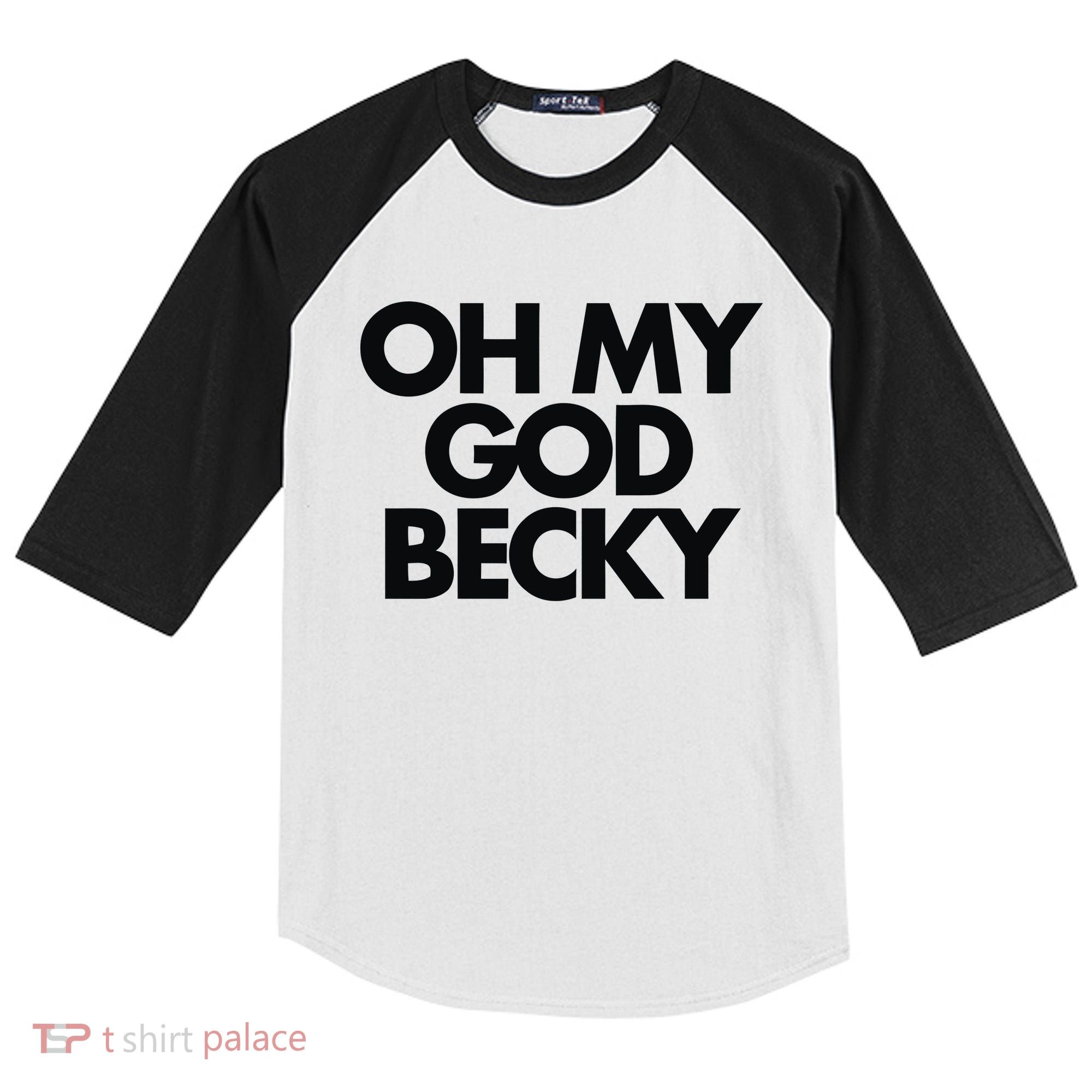 Oh My God Becky Kids Colorblock Raglan Jersey