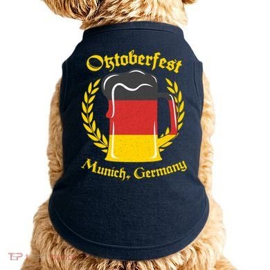 Oktoberfest Munich Germany Flag Mug Doggie Tank