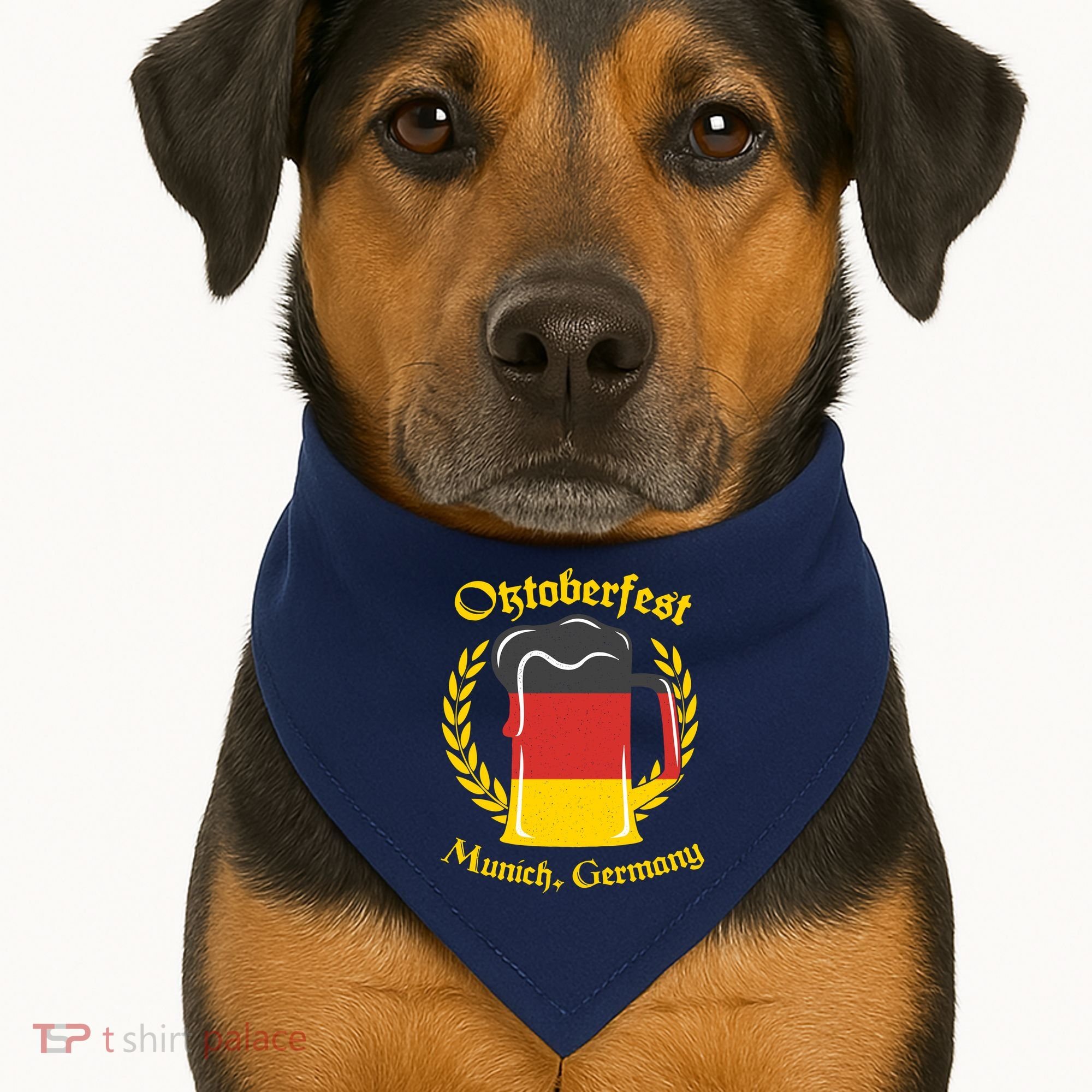Oktoberfest Munich Germany Flag Mug USA-Made Doggie Bandana