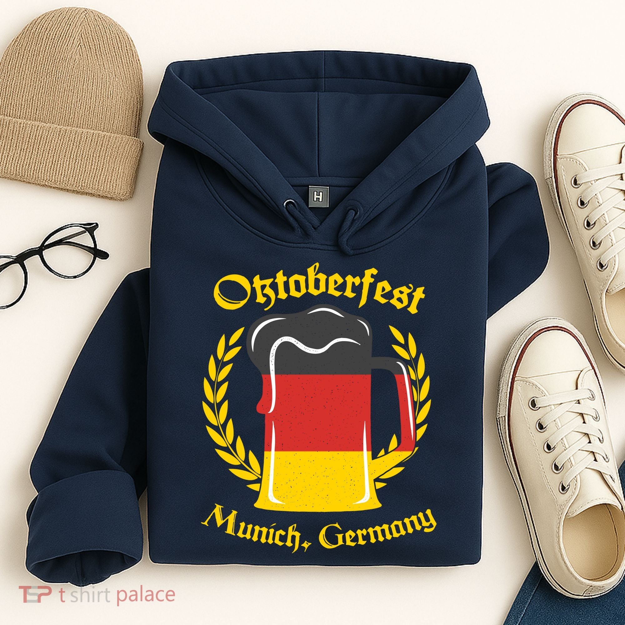 Oktoberfest Munich Germany Flag Mug Hoodie