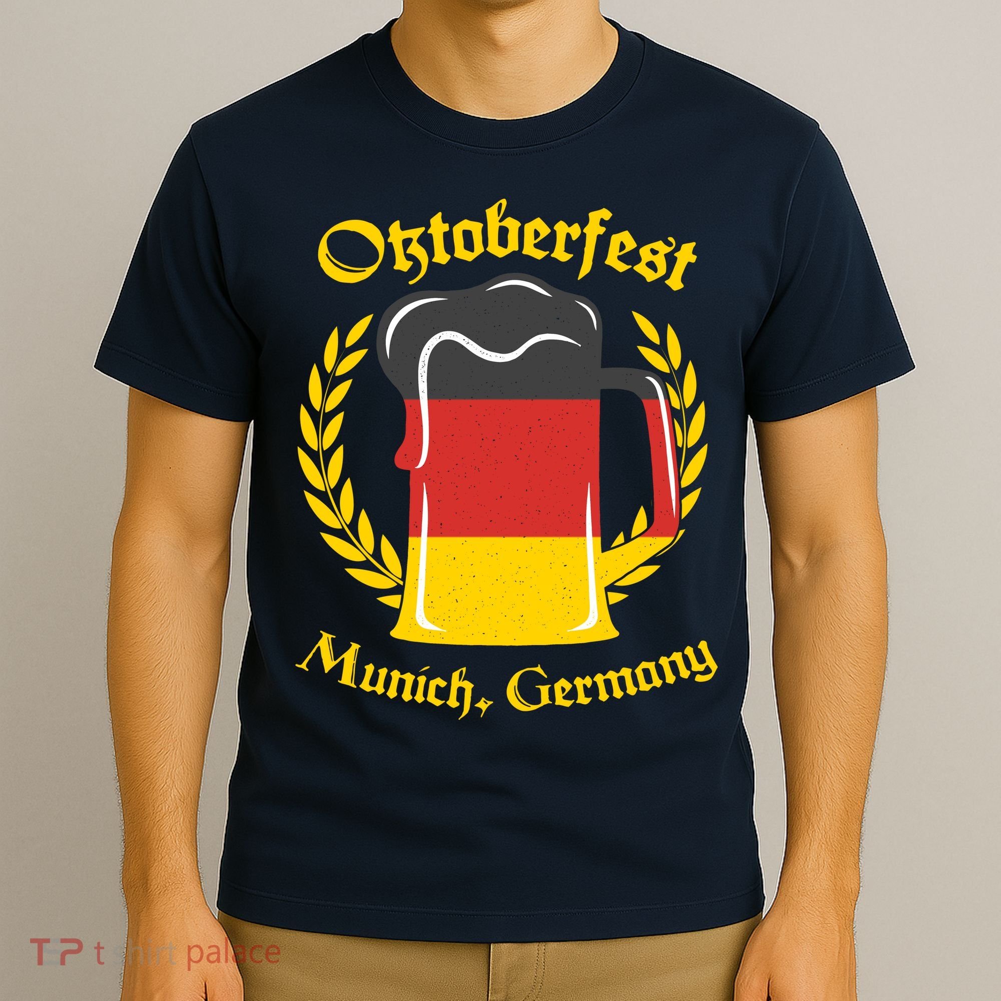 Oktoberfest Munich Germany Flag Mug T-Shirt