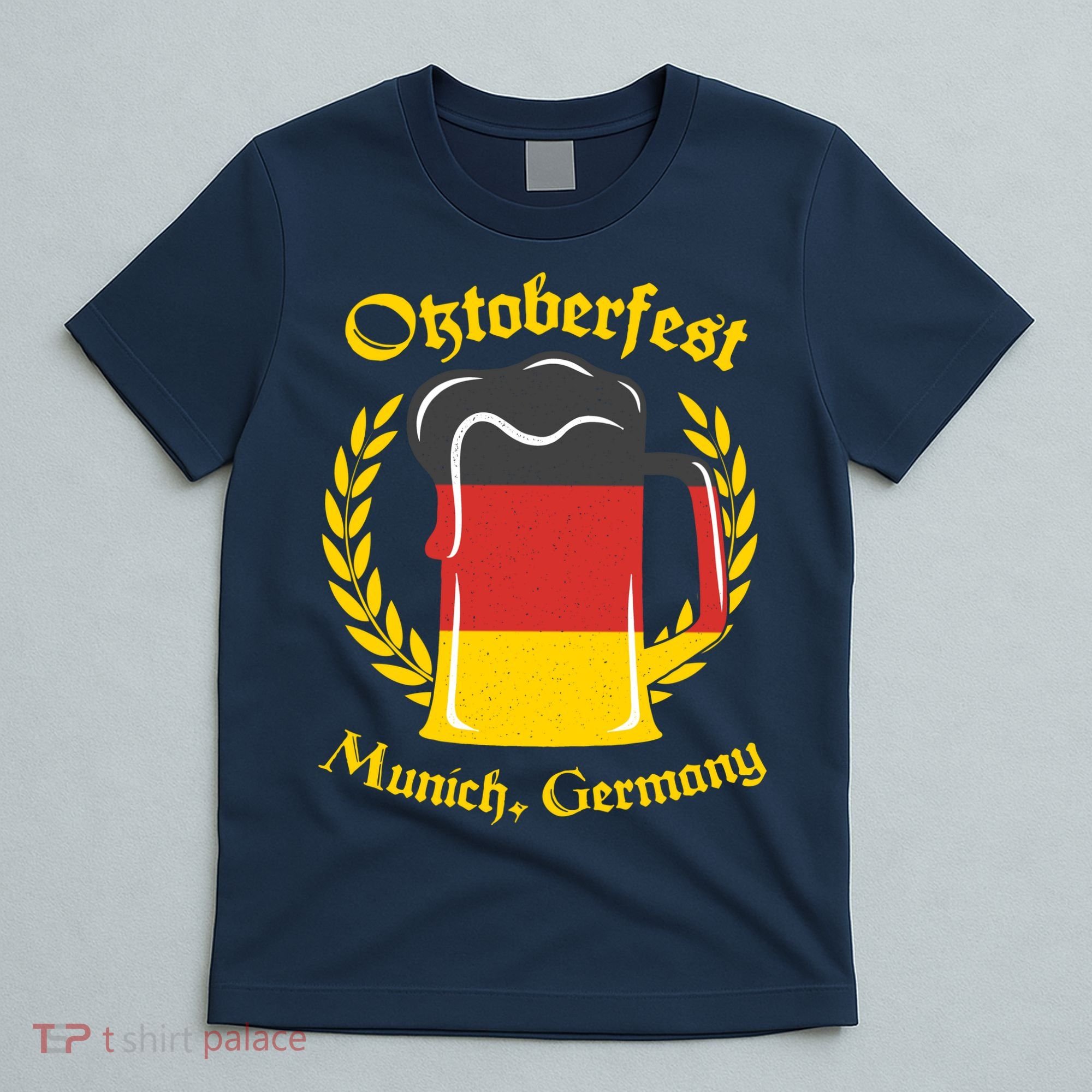 Oktoberfest Munich Germany Flag Mug T-Shirt