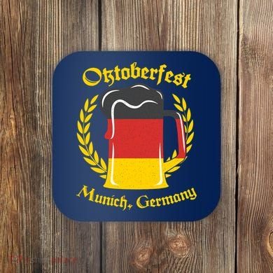Oktoberfest Munich Germany Flag Mug Coaster