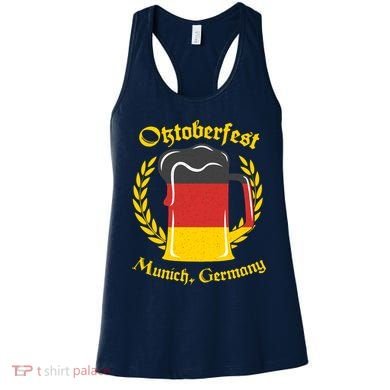 Oktoberfest Munich Germany Flag Mug Women's Tank Top