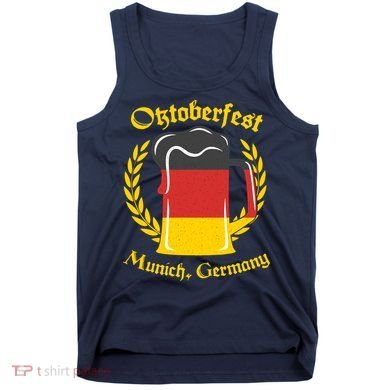 Oktoberfest Munich Germany Flag Mug Tank Top