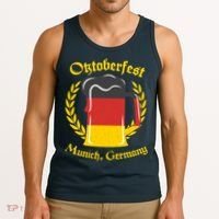 Oktoberfest Munich Germany Flag Mug Tank Top thumb 3