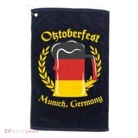 Oktoberfest Munich Germany Flag Mug Golf Towel thumb 0