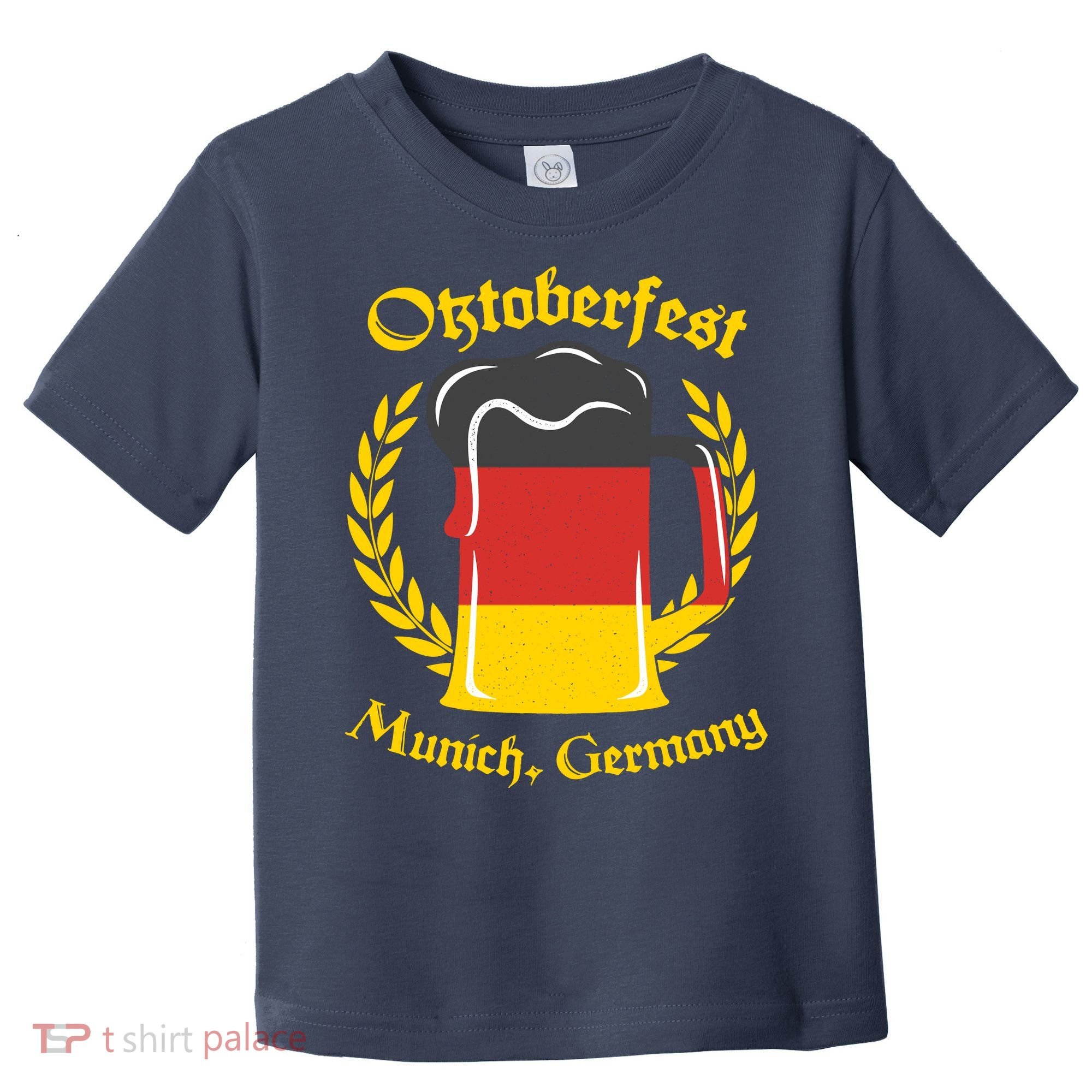 Oktoberfest Munich Germany Flag Mug Toddler T-Shirt