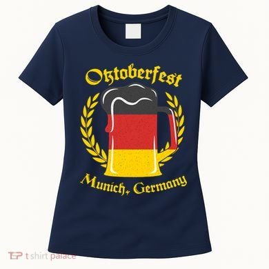 Oktoberfest Munich Germany Flag Mug Women's T-Shirt