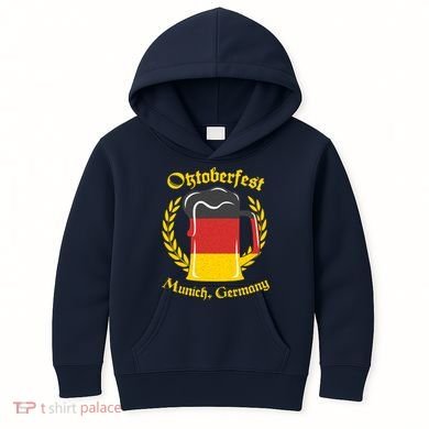 Oktoberfest Munich Germany Flag Mug Kids Hoodie