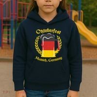 Oktoberfest Munich Germany Flag Mug Kids Hoodie thumb 3