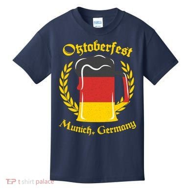 Oktoberfest Munich Germany Flag Mug Kids T-Shirt