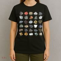 Ores Minerals Gems And Crystals Rock Collecting T-Shirt thumb 4