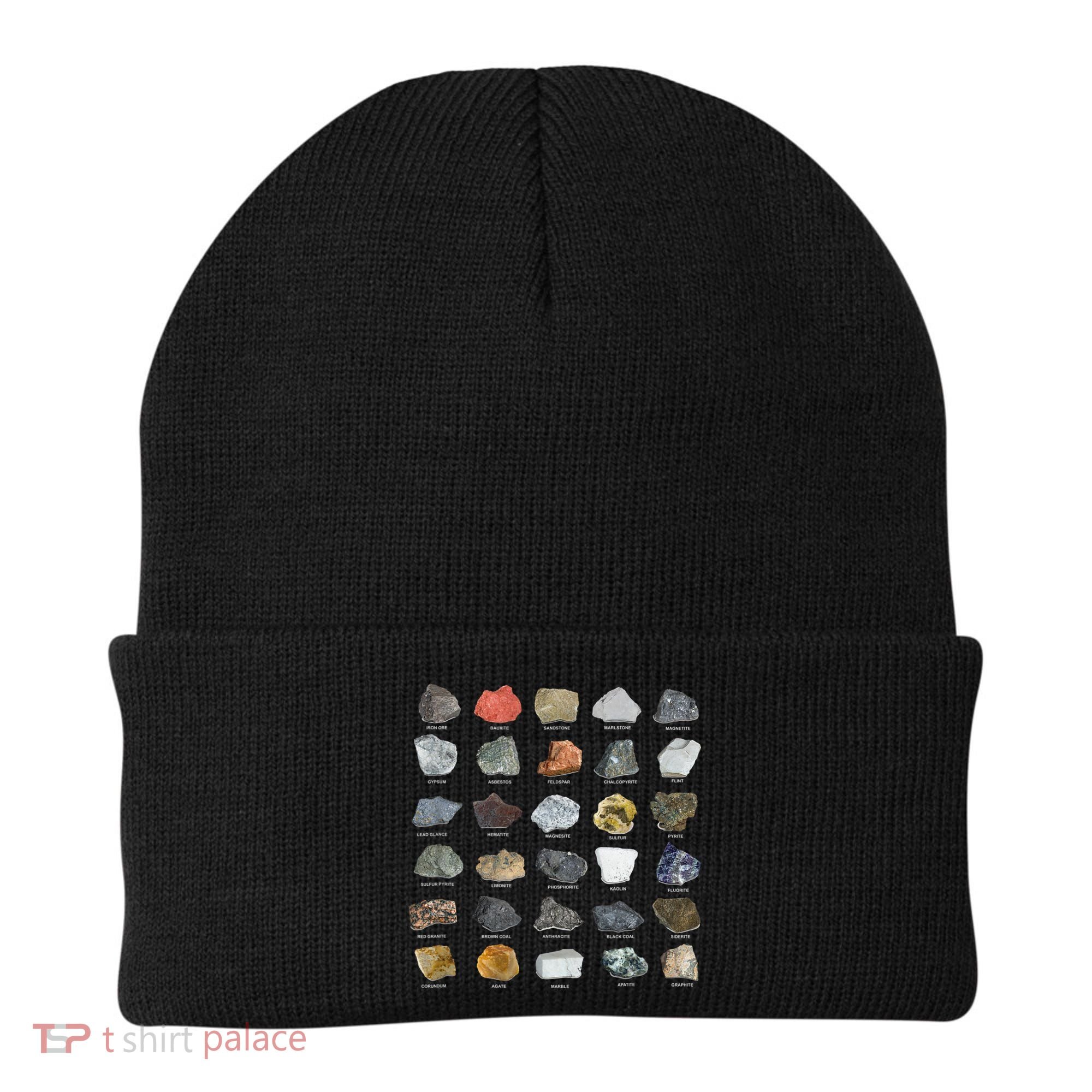 Ores Minerals Gems And Crystals Rock Collecting Beanie