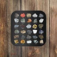 Ores Minerals Gems And Crystals Rock Collecting Coaster thumb 0
