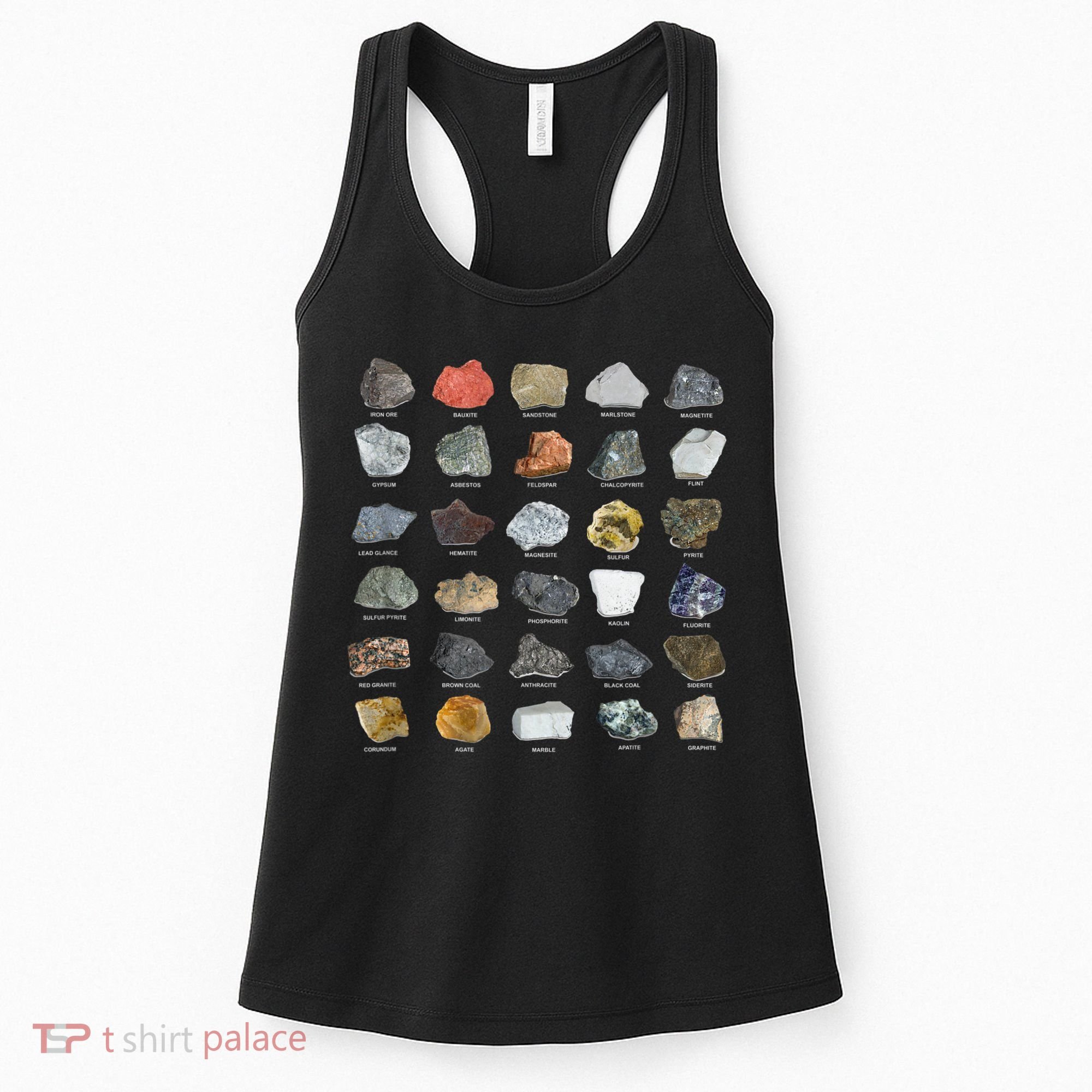Ores Minerals Gems And Crystals Rock Collecting Women's Tank Top