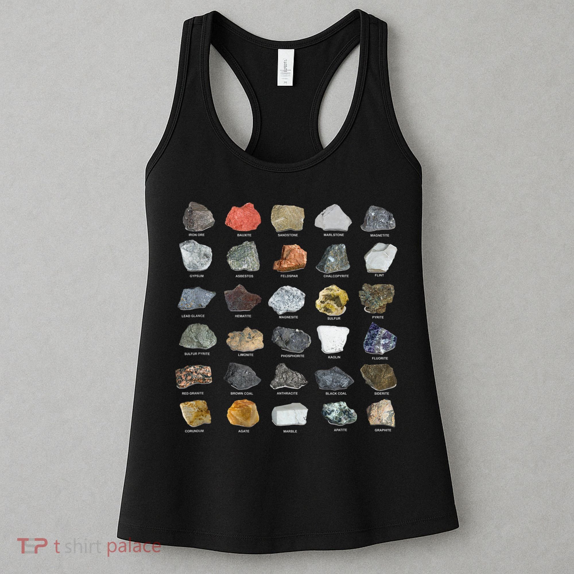 Ores Minerals Gems And Crystals Rock Collecting Women's Tank Top