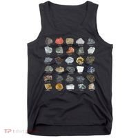 Ores Minerals Gems And Crystals Rock Collecting Tank Top thumb 0