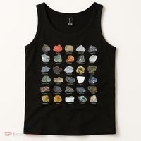 Ores Minerals Gems And Crystals Rock Collecting Tank Top thumb 2