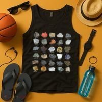 Ores Minerals Gems And Crystals Rock Collecting Tank Top thumb 4