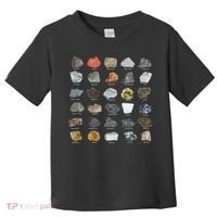 Ores Minerals Gems And Crystals Rock Collecting Toddler T-Shirt thumb 0