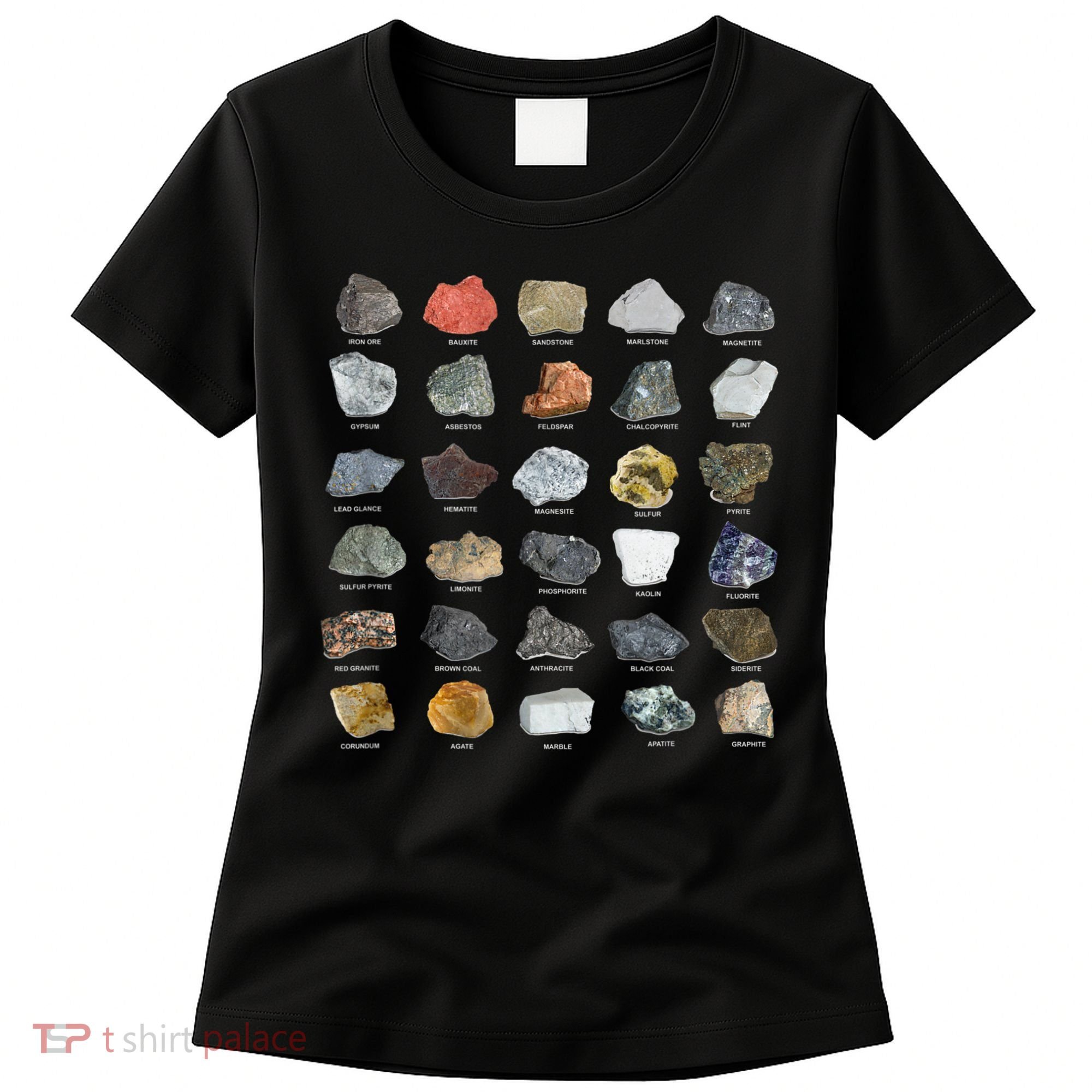 Ores Minerals Gems And Crystals Rock Collecting Women's T-Shirt