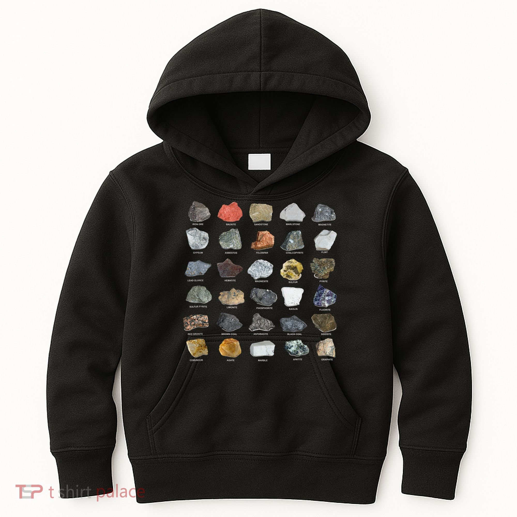Ores Minerals Gems And Crystals Rock Collecting Kids Hoodie