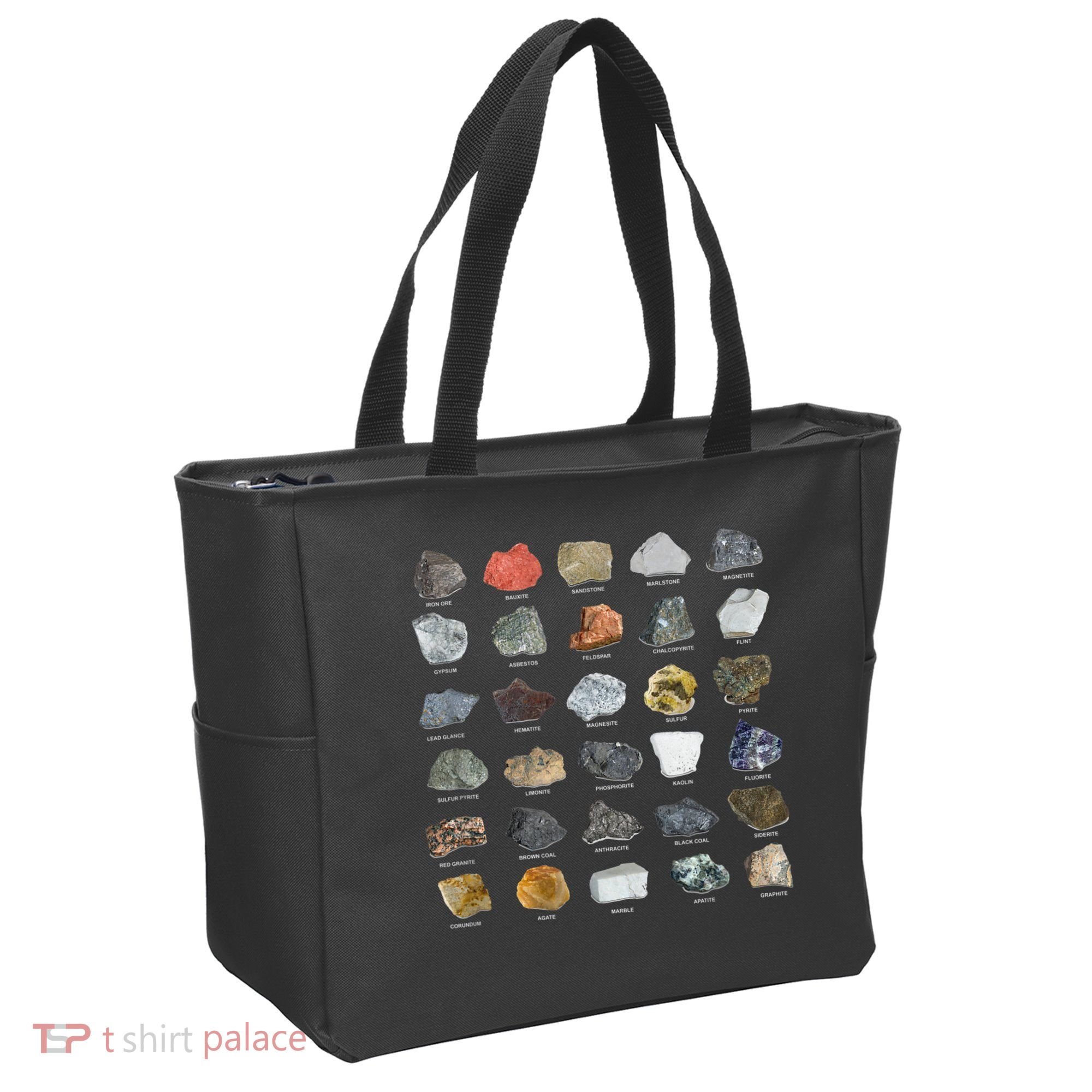 Ores Minerals Gems And Crystals Rock Collecting Tote Bag