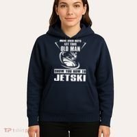 Old Man How To Jetski Cool retro Jet-Ski Jet Skiing Hoodie thumb 5
