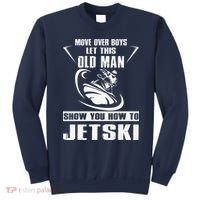 Old Man How To Jetski Cool retro Jet-Ski Jet Skiing Sweatshirt thumb 0