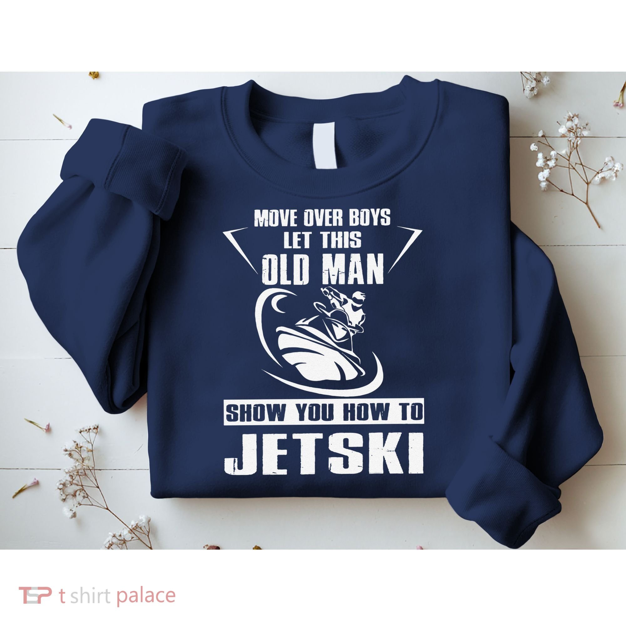 Old Man How To Jetski Cool retro Jet-Ski Jet Skiing Sweatshirt