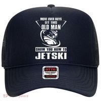 Old Man How To Jetski Cool retro Jet-Ski Jet Skiing Hat thumb 0