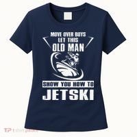 Old Man How To Jetski Cool retro Jet-Ski Jet Skiing Women's T-Shirt thumb 0